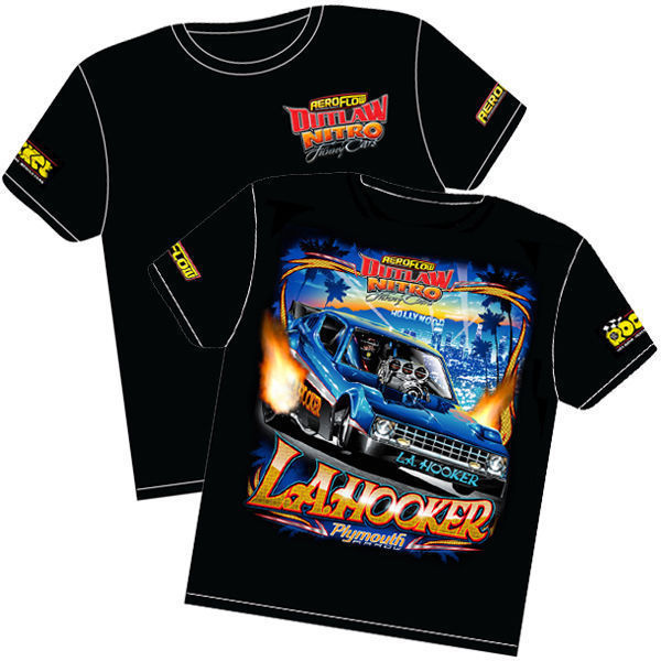 Aeroflow La Hooker Outlaw Nitro Funny Car T Shirt Youth Medium Rtla-Youth Med (RTLA-YOUTHMED)