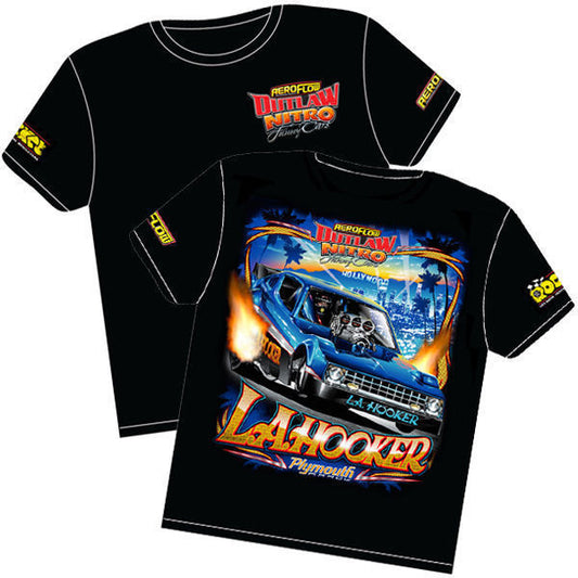 Aeroflow La Hooker Outlaw Nitro Funny Car T Shirt Youth Medium Rtla-Youth Med (RTLA-YOUTHMED)