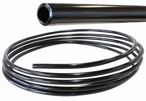 Aeroflow AF66-2998BLK 1/4" Alloy Fuel Line (6.35mm ) Black Anodised Ethanol 25Ft