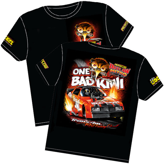 Rocket One Bad Kiwi Pontiac Trans-Am Outlaw Nitro Funny Car T-Shirt