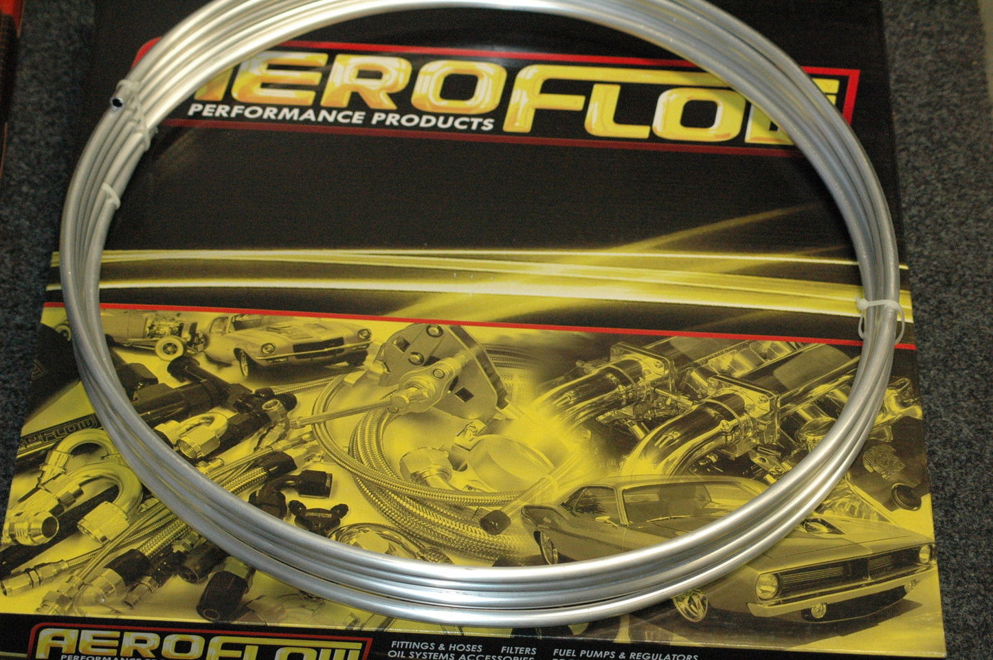 Aeroflow AF66-3001 1/2" Alloy Fuel Line (12.7mm ) Natural Finish (Raw Finish)