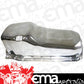 RTS RTS-25-9414CH Oil Pan Sump Steel Chrome Finish 4 Qua Chev SB 1 Piece R/M Pass Side Dipstick