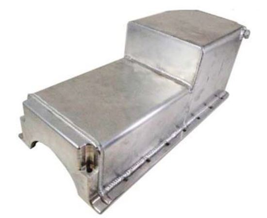 RTS RTS-28-4007 Oil Pan Sump Alloy Fabricated 6 Qua Chev SB suit 2 Piece Rear Main