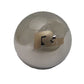 RTS RTS-80534 Shift Knob Round Aluminum Satin Logo Automatic Manual Transmission (each)