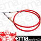 RTS RTS-80831 Shifter Cable Super Duty 3 ft. Length Morse Style Eyelet/Threaded Ends Red (each)