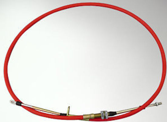 RTS RTS-80833 5FT PERFORMANCE SHIFTER CABLE THREAD & EYELET ENDS RED SUPER DUTY