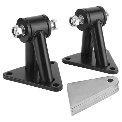 RTS RTS-EM009 Chev V8 Engine Motor Mount Weld in Engine Swap Application Black (pair)