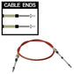 RTS RTS-SFT840500 Shifter Cable 5 ft. Length 2 in. Stroke Morse Style Threaded/Threaded Ends Striker Thunderstick