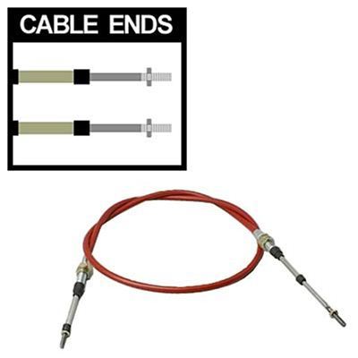 RTS RTS-SFT840500 Shifter Cable 5 ft. Length 2 in. Stroke Morse Style Threaded/Threaded Ends Striker Thunderstick