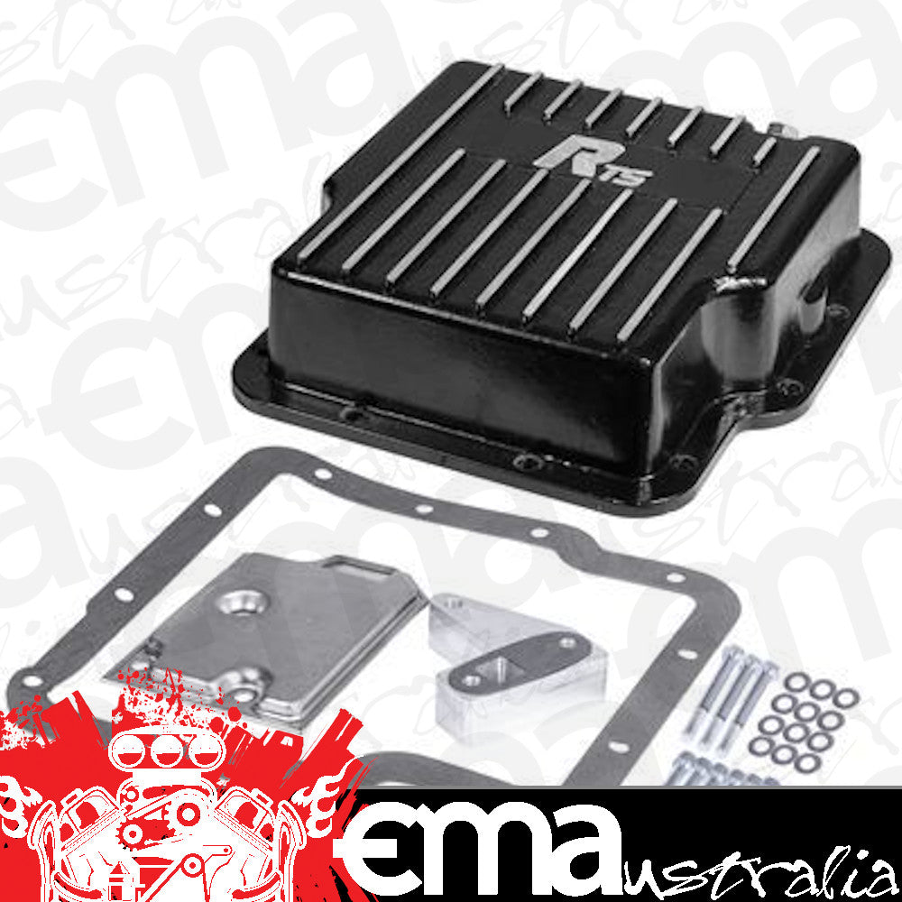 RTS RTS20300 Transmission Pan Kit GM Holden Commodore Trimatic Cast Aluminium Black