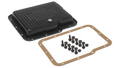 RTS RTS70000 Transmission Pan Kit GM Holden Powerglide Deep Stamped Steel Black