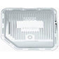 RTS RTS70120CH Chrome Steel Transmission Pan GM Turbo 350 Finned Bottom Included Drain Plug