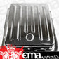 RTS RTS70420CH Chrome Steel Transmission Pan Ford C-4 Finned Bottom incl Drain Plug