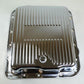 RTS RTS70820CH Chrome Steel Transmission Pan GM Turbo 700R4 & 4L60 Finned Bottom Incl. Drain Plug
