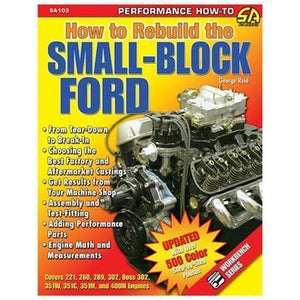 SA Design SAD-SA102 How To Rebuild The Small Block Ford Book Paperback 144 Pages