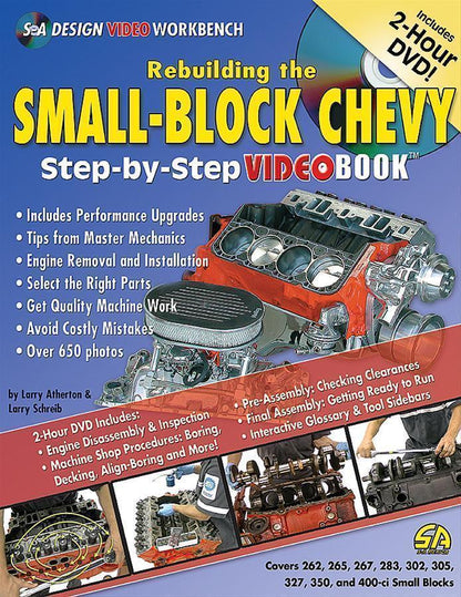 SA Design SAD-SA116 Rebuilding The Small Block Chevy: Step By Step Video Book Book & Dvd