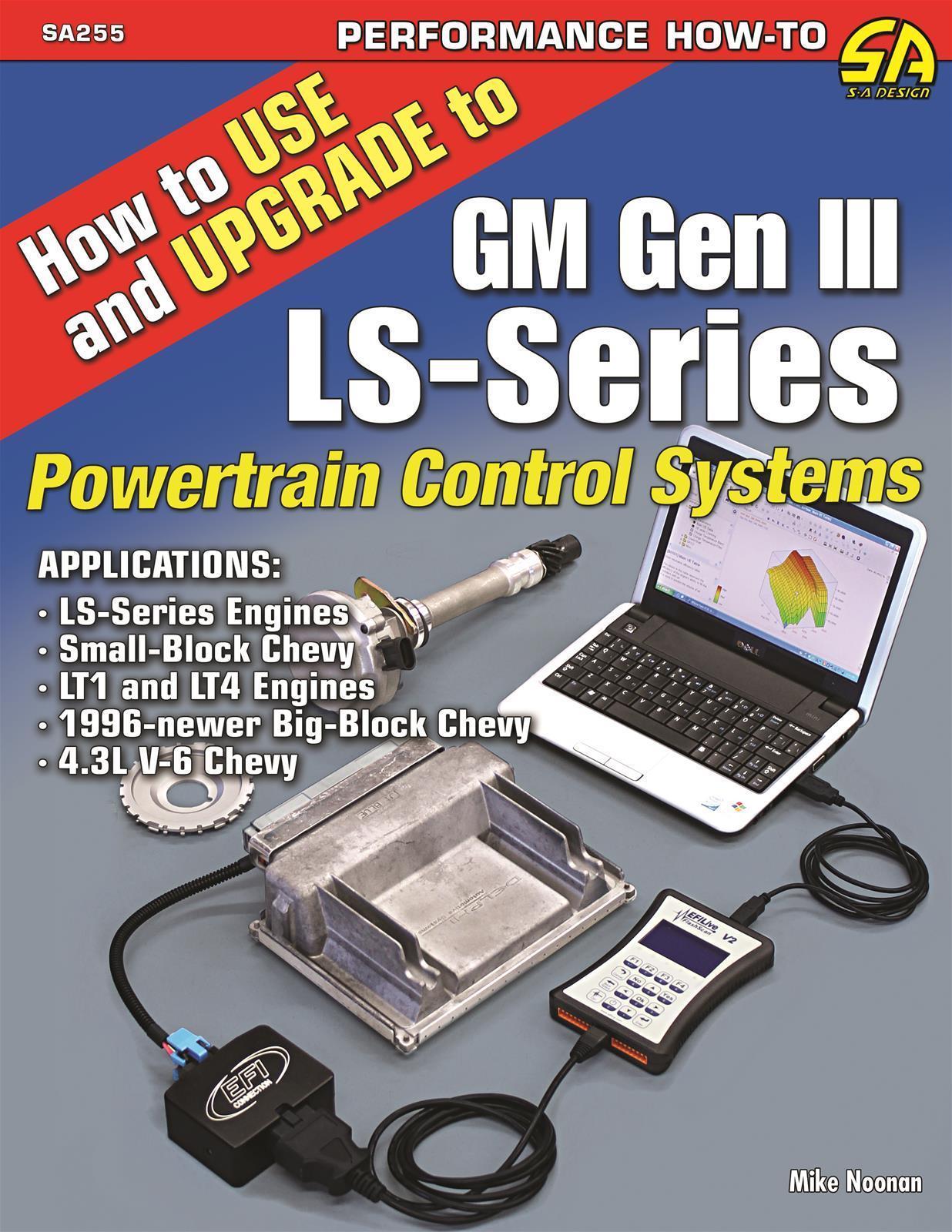 SA Design SAD-SA255 How To Use & Upgrade To GM Gen 3 Ls Powertrain Control System Book