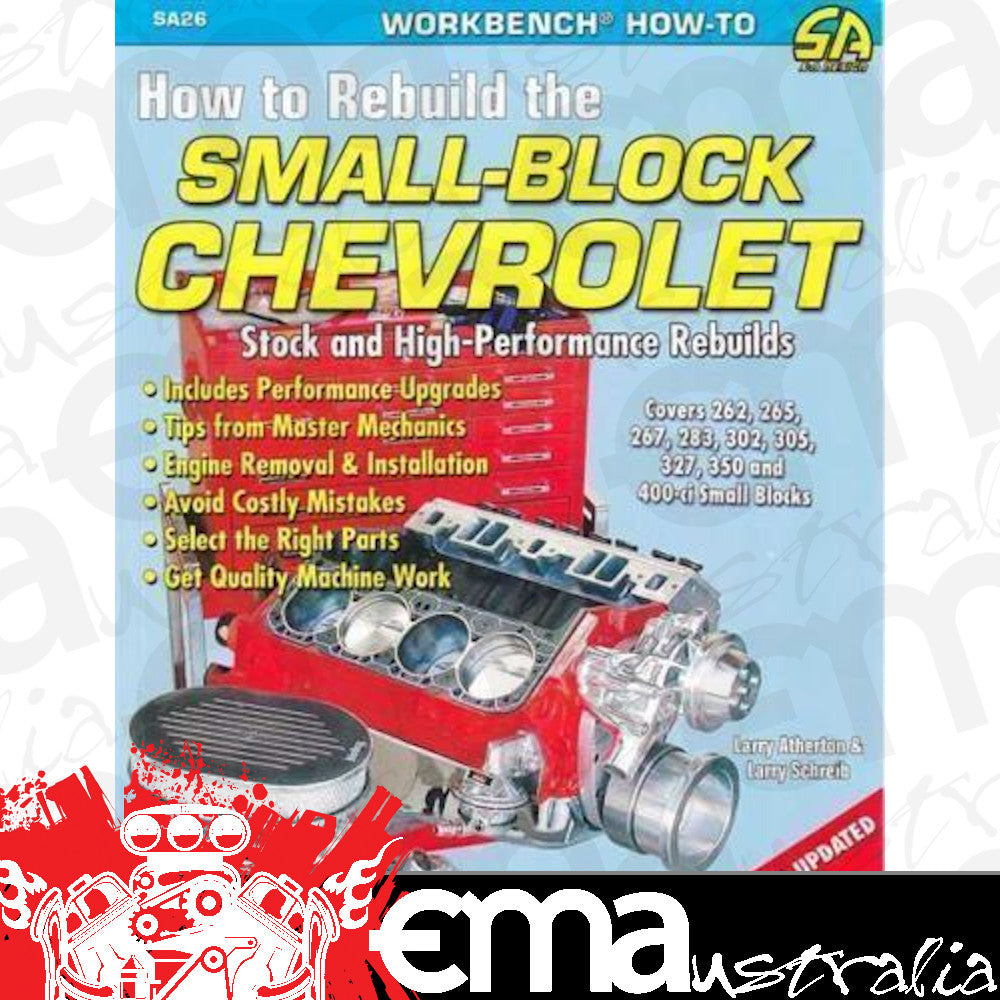 SA Design SAD-SA26 How To Rebuild The Small Block Chevrolet Book Paperback 144 Pages