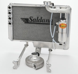 Saldana Racing SAL-15CFDM-R Sprint Car Cross Flow Direct Mount Radiator Replacement Radiator Only No Accessories