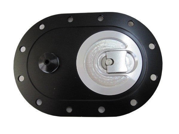Saldana Racing SAL-SAC-011 Flush Cap & Plate Assembly 12 Hole Top Plate w/ Roll Over Valve