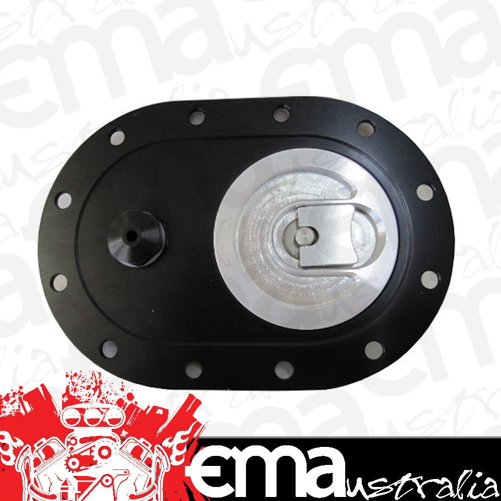 Saldana Racing SAL-SAC-011 Flush Cap & Plate Assembly 12 Hole Top Plate w/ Roll Over Valve