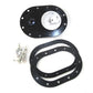 Saldana Racing SAL-SAC-019 Flush Cap & Plate Assembly 12 Hole Top Plate w/ Roll Over Valve Bolts Washers Gasket & Back Up Ring