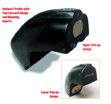 Saldana Racing SAL-SB225 Outlaw Sprint Car Tank 25 Gal w/ -12 Top Pick-Up