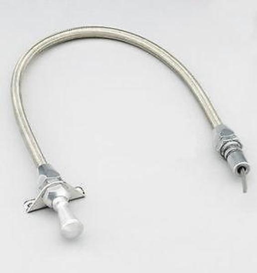 Aeroflow AF72-2501 GM Powerglide Trans Dipstick Firewall Mount Chrome Finish