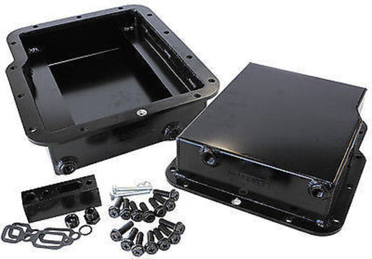 Aeroflow AF72-3002BLK Powerglide 3" Deep Fabricated Trans Pan Inc Filter Extension