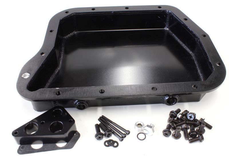 Aeroflow AF72-3004BLK Chrysler 727 2.33 Deep Fabricapan Inc Filter Extension Black