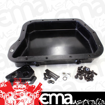 Aeroflow AF72-3004BLK Chrysler 727 2.33 Deep Fabricapan Inc Filter Extension Black