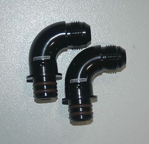 Aeroflow AF72-5050 Ford Za Zf 6Hp26 Trans Cooler Port Fittings Full Flow -8An