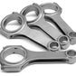 SCAT SC2590617711038 Pro Sport Rods 4340 Forged H-Beam Conrods Mitsubishi 4G63B Late Model Evo 5.906" Length .866 Pin Dia.