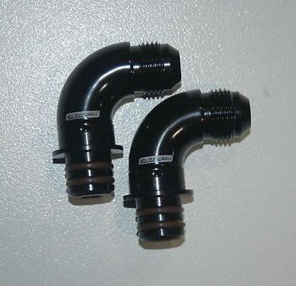Suit Ford ZF 6HP26 Transmission Inlet/Outlet Za Trans Cooler Port Fittings Full Flow -8An Aeroflow Performance Products AF72-5050