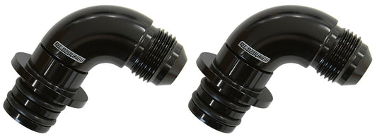 Aeroflow AF72-5051 Ford 6R Trans Cooler Port Fittings Full Flow -8An