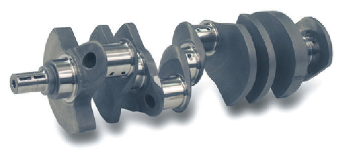 SCAT SC435035005700 Forged 4340 Standard Weight Crankshaft Sb Chev LJ 3.500" Stroke Use 5.700" Rods