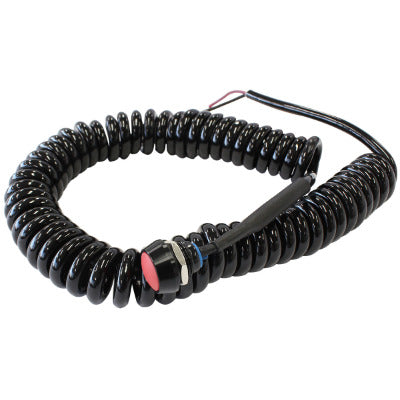 Aeroflow Performance AF72-5060BLK Bang Shift Momentary Button Spiral Cord Red Momentary Button to Activate Accessories