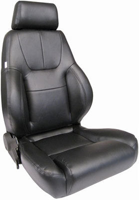 Procar by Scat SC80-1200-51R Procar Seat Elite Lumbar Series Black Vinyl Right