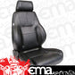 Procar by Scat SC80-1200-51R Procar Seat Elite Lumbar Series Black Vinyl Right