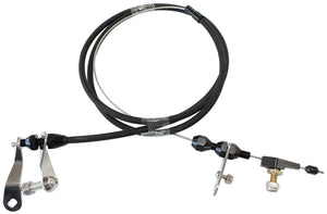Kickdown Cable With Black Stainless Steel Cover & Black Ends (Suit Ford C6 Transmission)