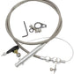 Kickdown Cable With Stainless Steel Cover & Chrome Ends (Suit GM TH350 Transmission)