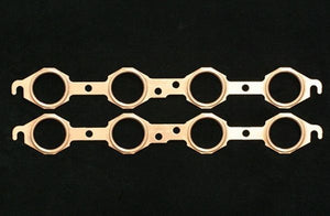 SCE Gaskets SCE-4119 Chev LS1 LS7 Pro Copper Embossed Exhaust Gaskets 1.750" Round