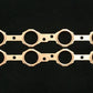 SCE Gaskets SCE-4119 Chev LS1 LS7 Pro Copper Embossed Exhaust Gaskets 1.750" Round