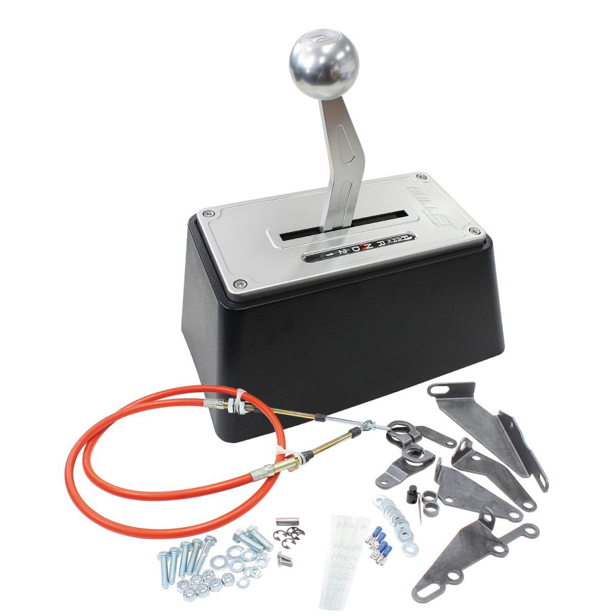 Aeroflow AF72-9000 Bang Shift BULLET 3 & 4 Speed Ratchet Shifter Silver Finish