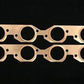 SCE Gaskets SCE-4213 Pro Copper Embossed Exhaust Gaskets 2.4" Round Port suit Chev BB V8