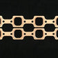 SCE Gaskets SCE-4236 Pro Copper Embossed Exhaust Gaskets Ford 351W Svo 1.600" x 1.775"