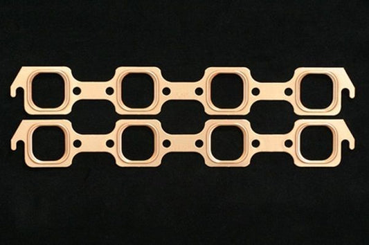 SCE Gaskets SCE-4236 Pro Copper Embossed Exhaust Gaskets Ford 351W Svo 1.600" x 1.775"