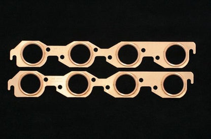 SCE Gaskets 4313 PRO COPPR EMBSSD EXH. FOR BBC WITH 2.00" ROUND HEADER PORTS