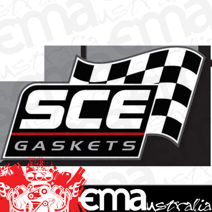 GM LS/LSX/LS7X V8, 18 Bolt Ics Titan Copper Head Gaskets 4.160" Bore LSx Bolt.043" SCE Gaskets SCE-S19154
