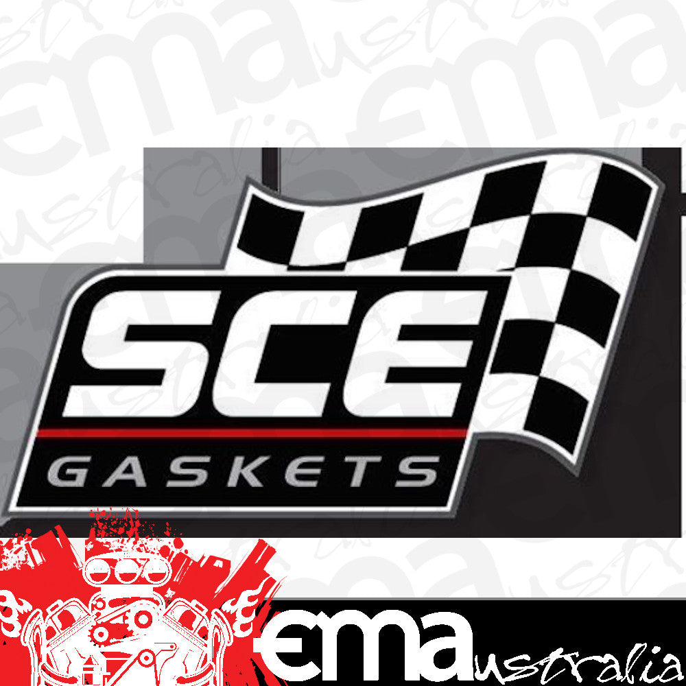 SCE Gaskets SCE-S19204 Ics Titan Copper Head Gaskets 4.200" Bore Gm LSx 18 Bolt .043"